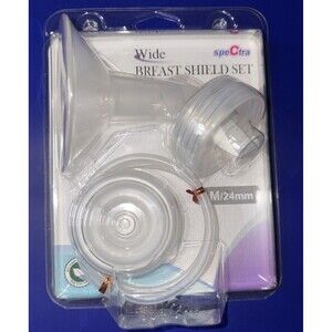 NEW - speCtra Wide Breast Shield Set Size Medium / 24mm